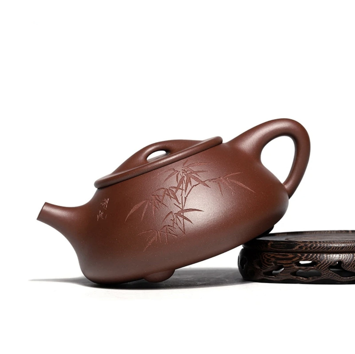 purple clay teapot