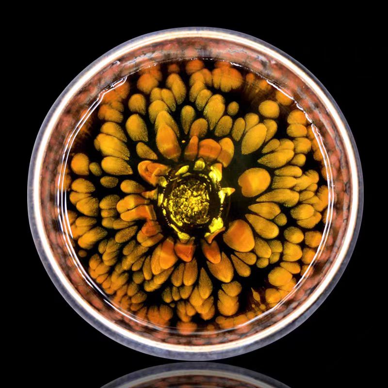 zhengyong Purple Gold Flower Master's Cup Porcelain